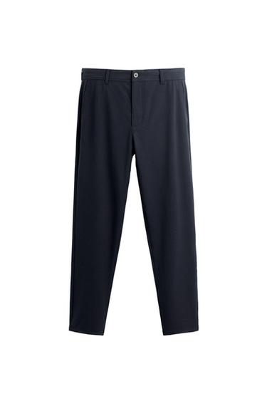TEXTURED COMFORT TROUSERS
