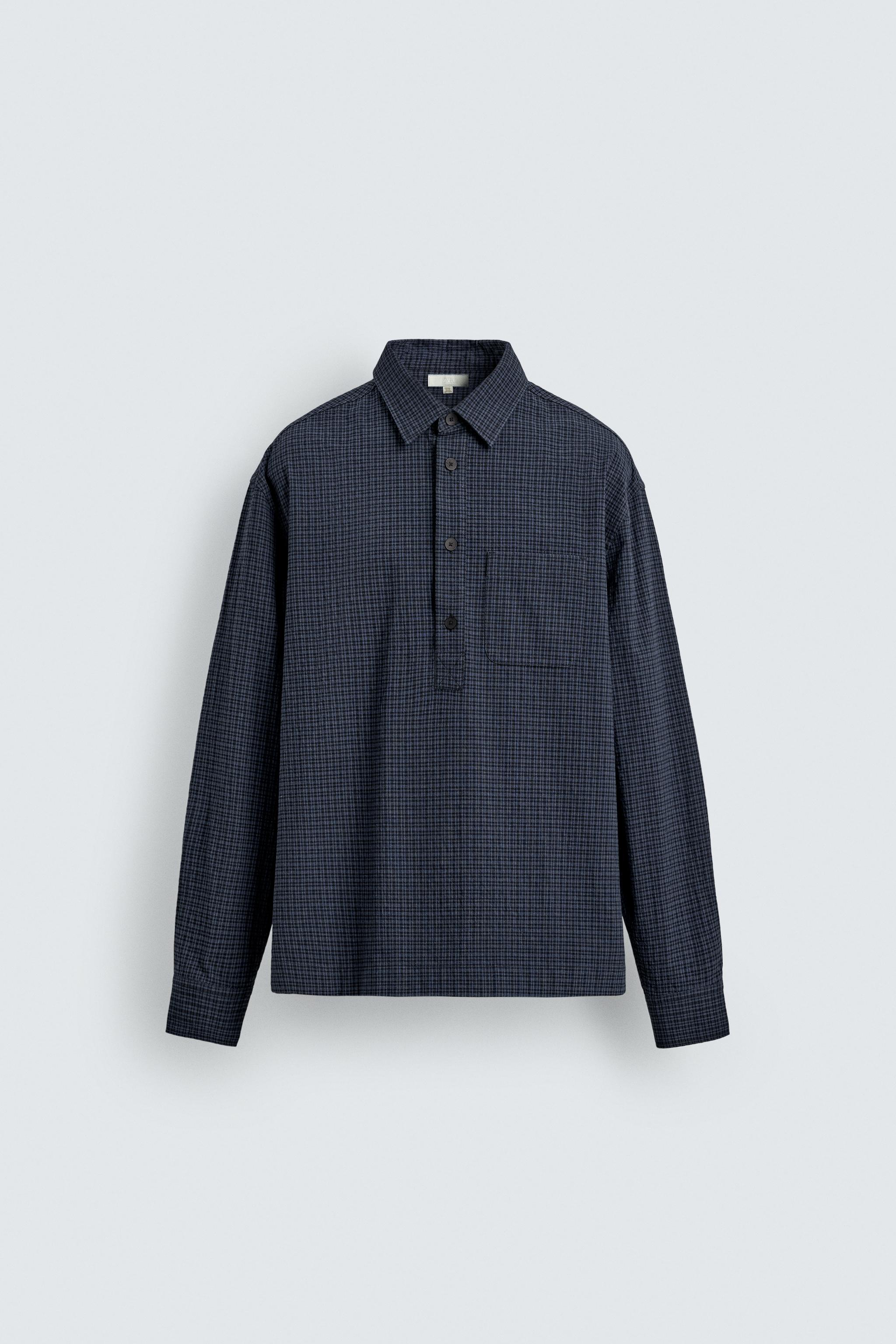 CHEMISE POLO REGULAR FIT À CARREAUX