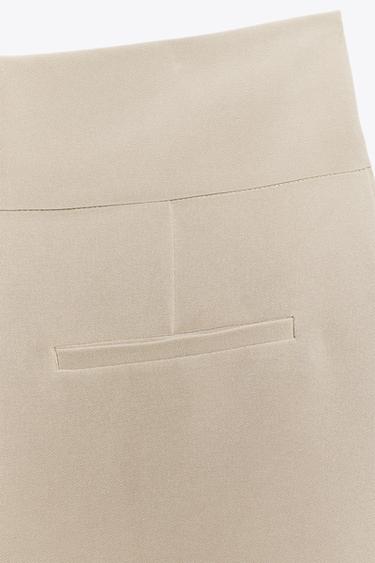 SHORT CROISÉ - Marron clair de Zara - Image 8