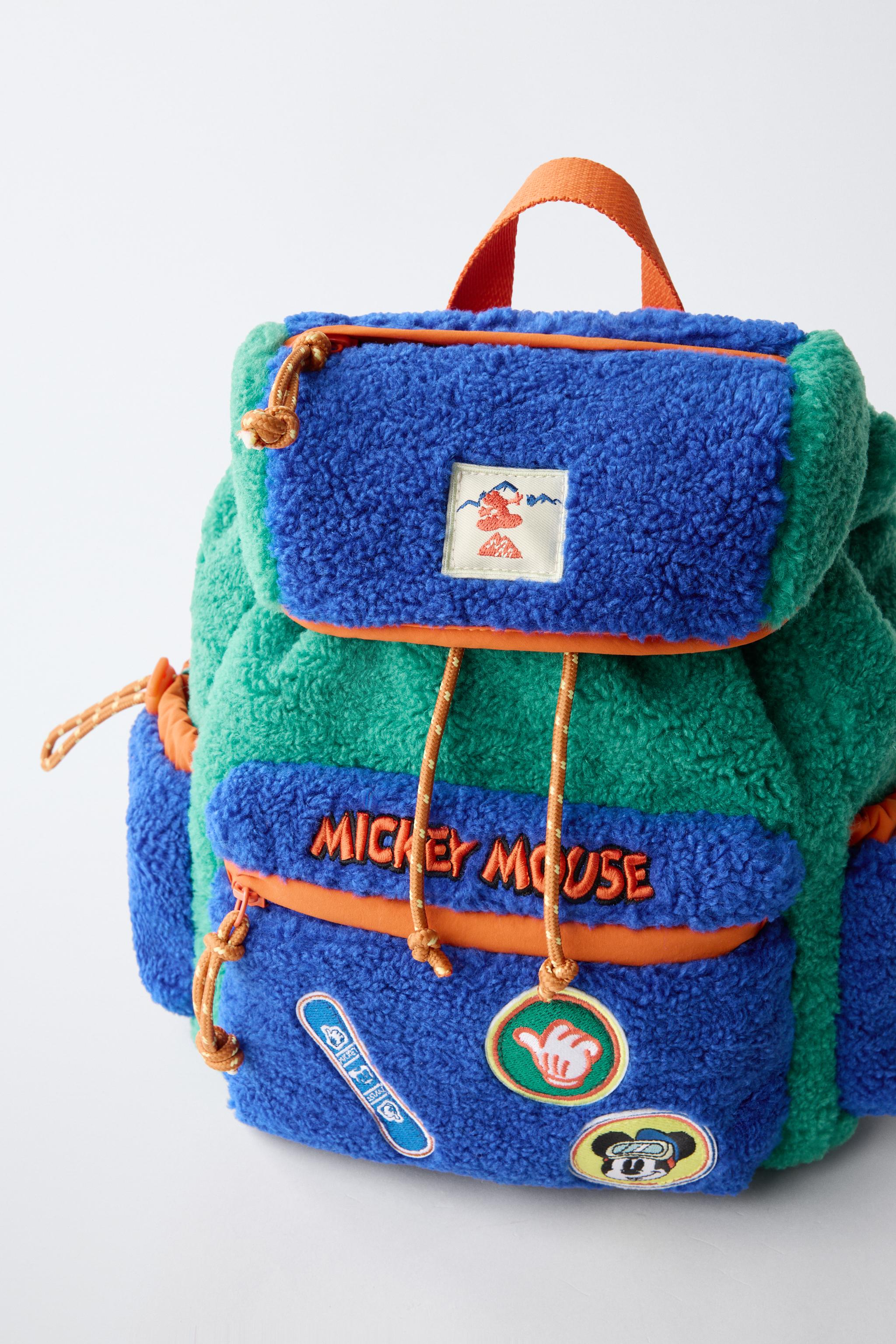 SAC À DOS EFFET PEAU DE MOUTON PIÈCES MICKEY MOUSE© DISNEY