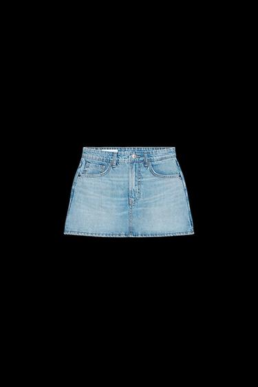 TRF JEANS-HOSENROCK - Blau von Zara