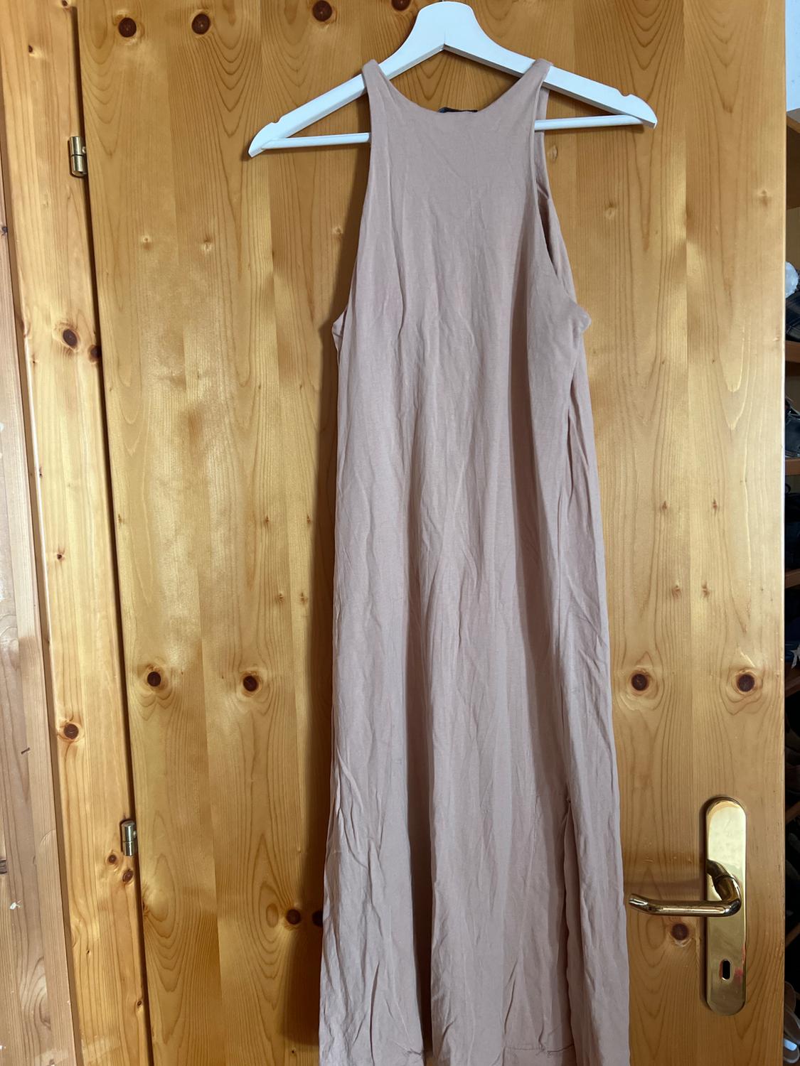 LONG HALTER NECK DRESS - Image 3