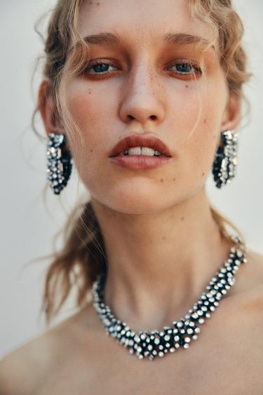 COLLAR GARGANTILLA BRILLOS - Plata de Zara - Imagen 0