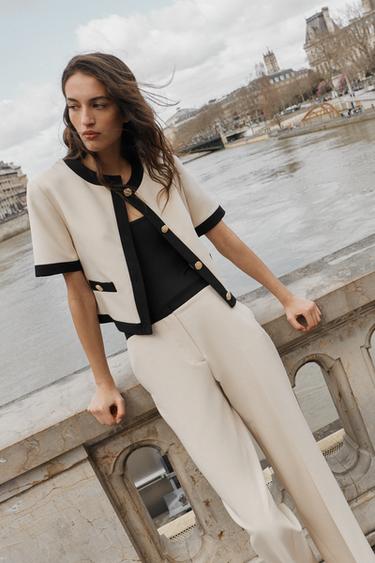 VESTE MANCHES COURTES - Sable de Zara - Image 6