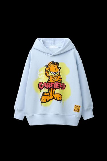 GARFIELD © PAWS INC GRAFFITI HOODIE - Light blue by Zara - Image 0