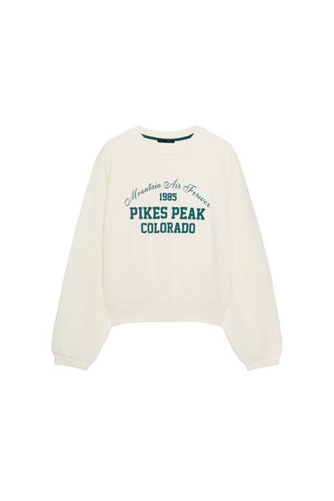 SUDADERA TEXTO - Crudo de Zara