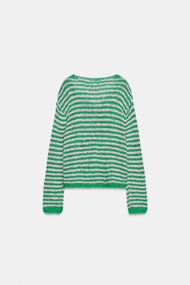 STRIPED KNIT CARDIGAN - Multicoloured by Zara - Image 5