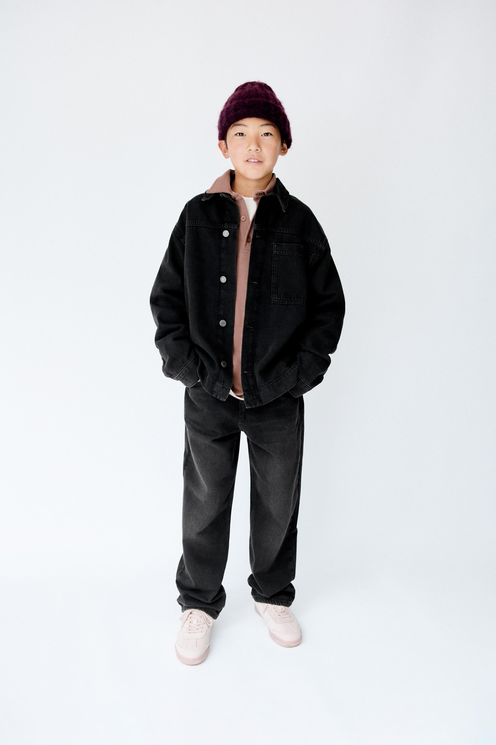 デニムシャツジャケット - ブラック | ZARA Japan / 日本 デニムシャツジャケット - ブラック | ZARA Japan / 日本