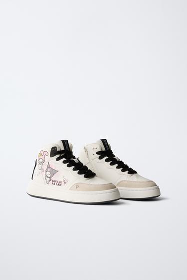 KUROMI © SANRIO BASKET TRAINERS - White by Zara - Image 1
