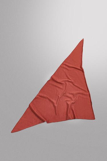 BANDANA MEZCLA LANA - Rojo oscuro de Zara