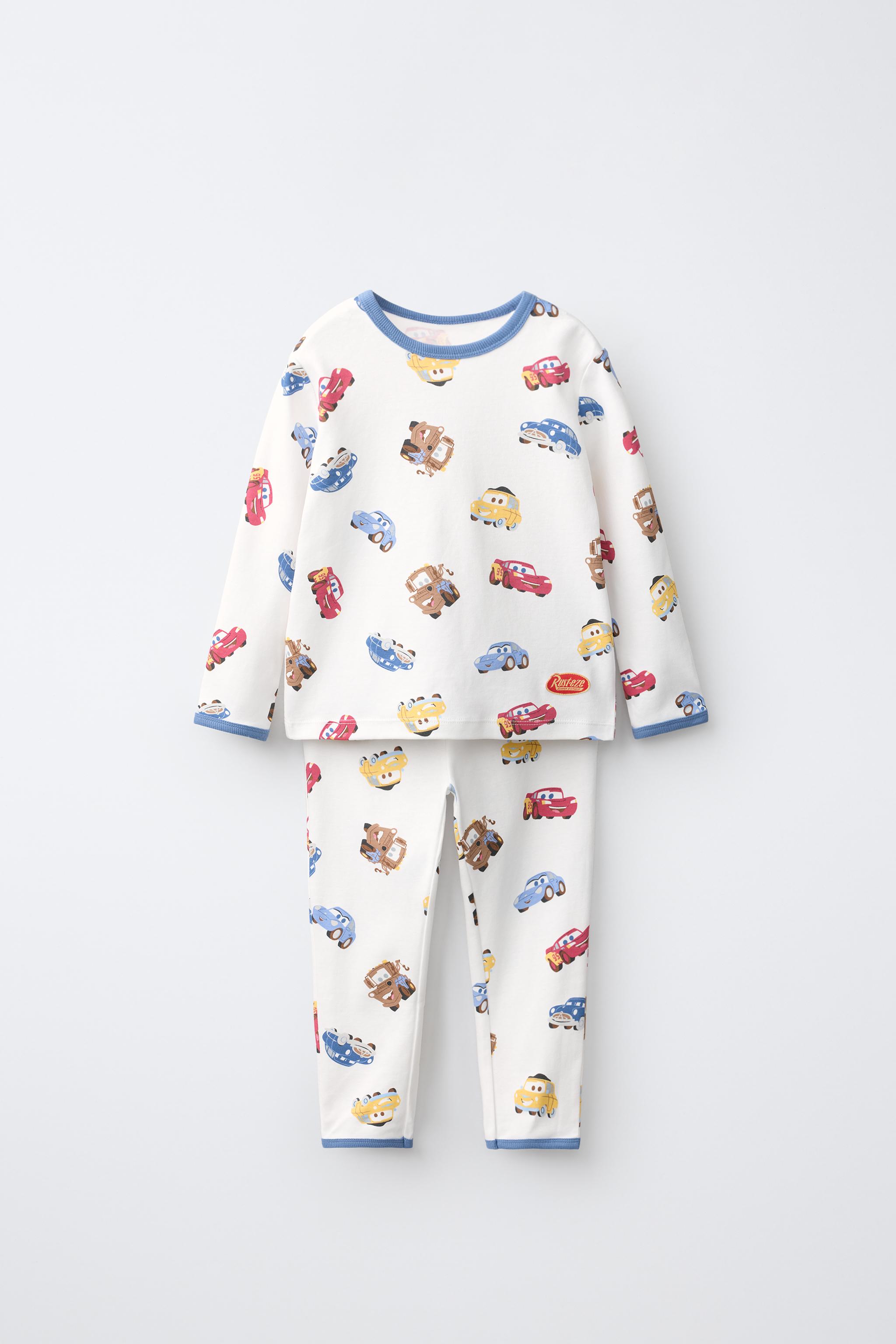 2-6 YEARS/ CARS © DISNEY PRINTED PYJAMAS — White