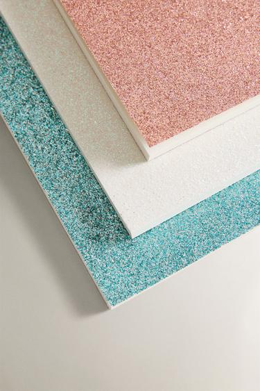 GLITTER NOTEBOOK SET (SET OF 3) - Multicoloured by Zara - Image 2