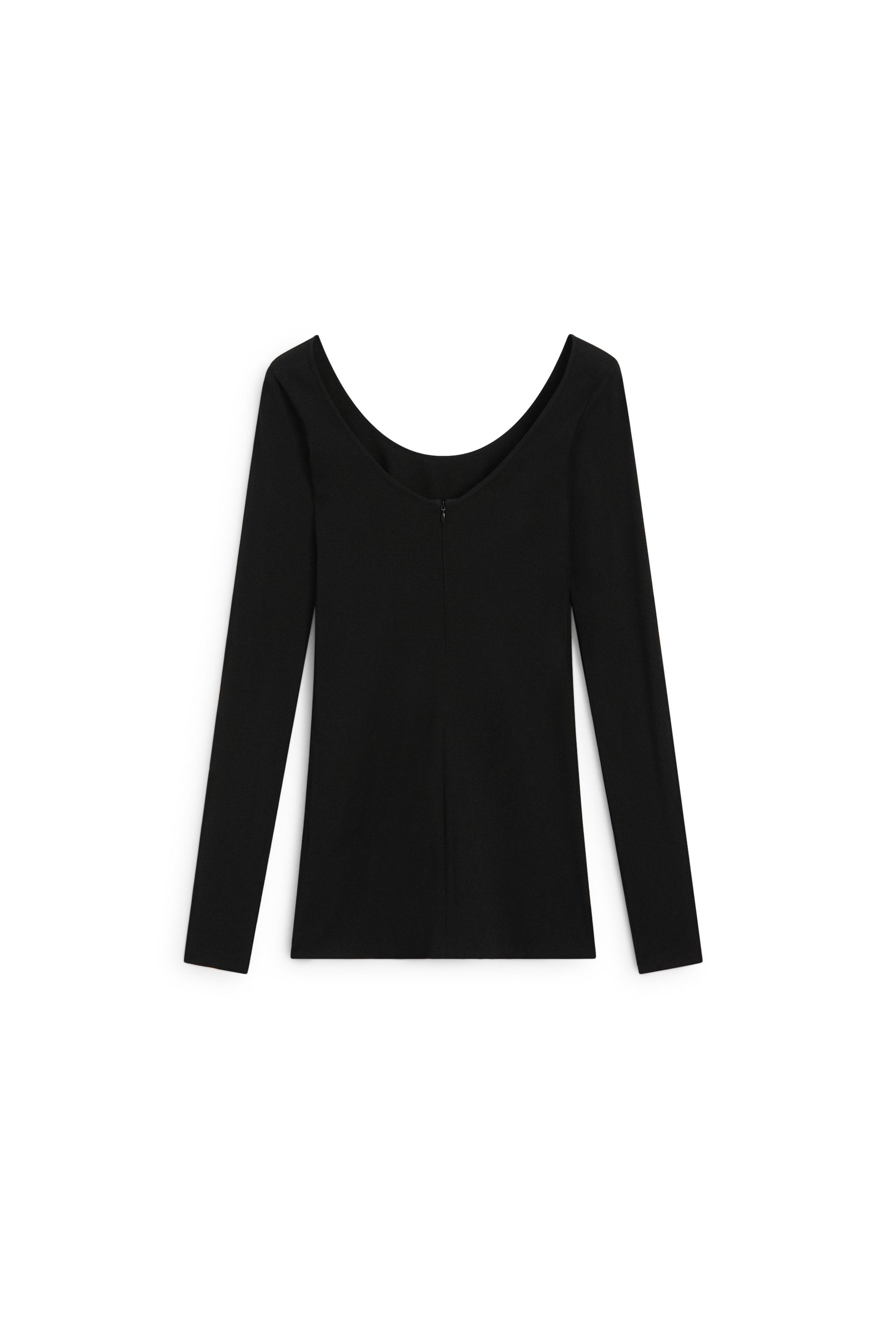 Long fitted wool blend top - LIMITED EDITION