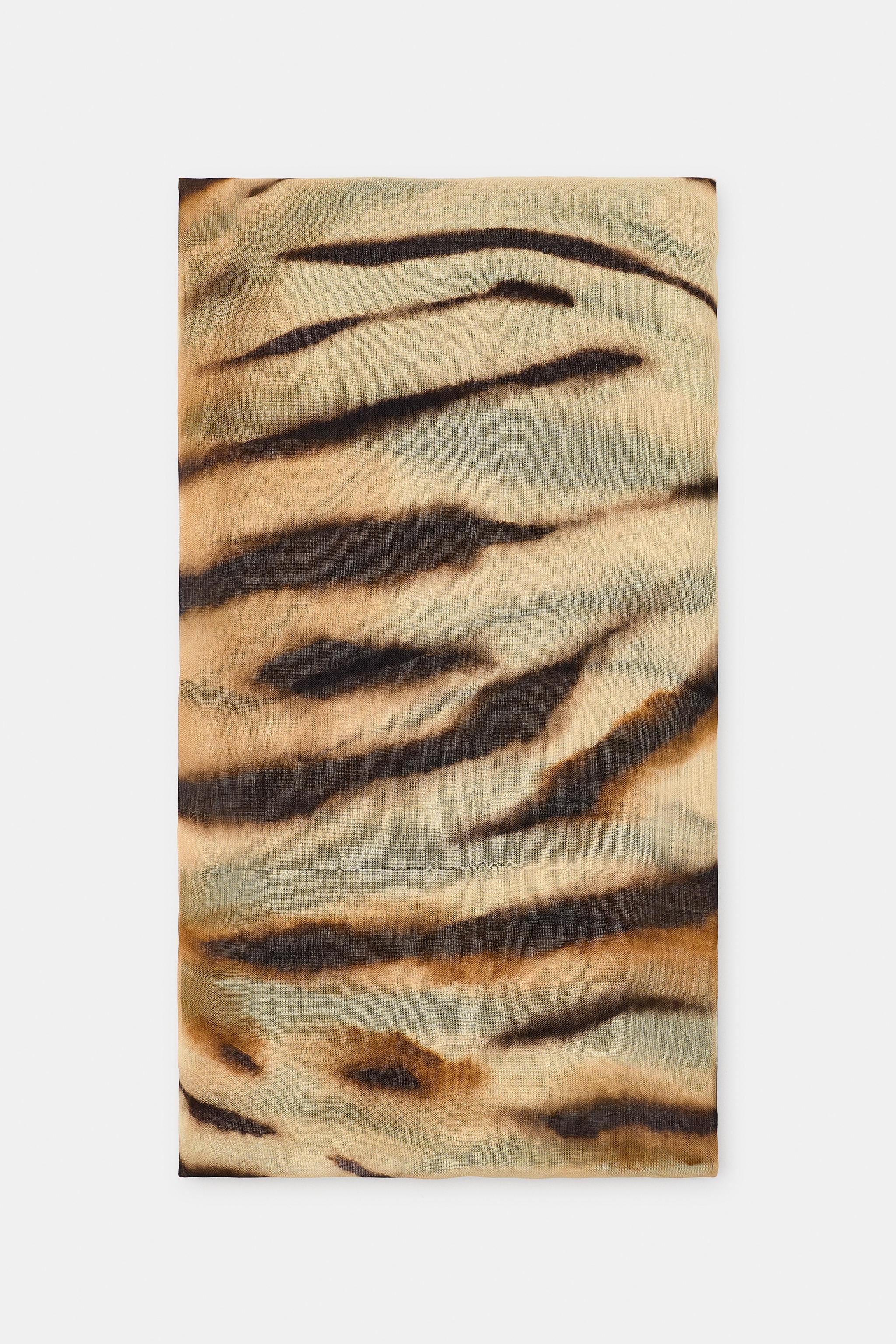 FOULARD MODAL SOIE IMPRIMÉ ANIMAL
