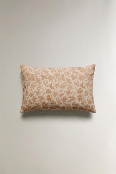 FLORAL CUSHION COVER - Light pink by Zara - Image 0