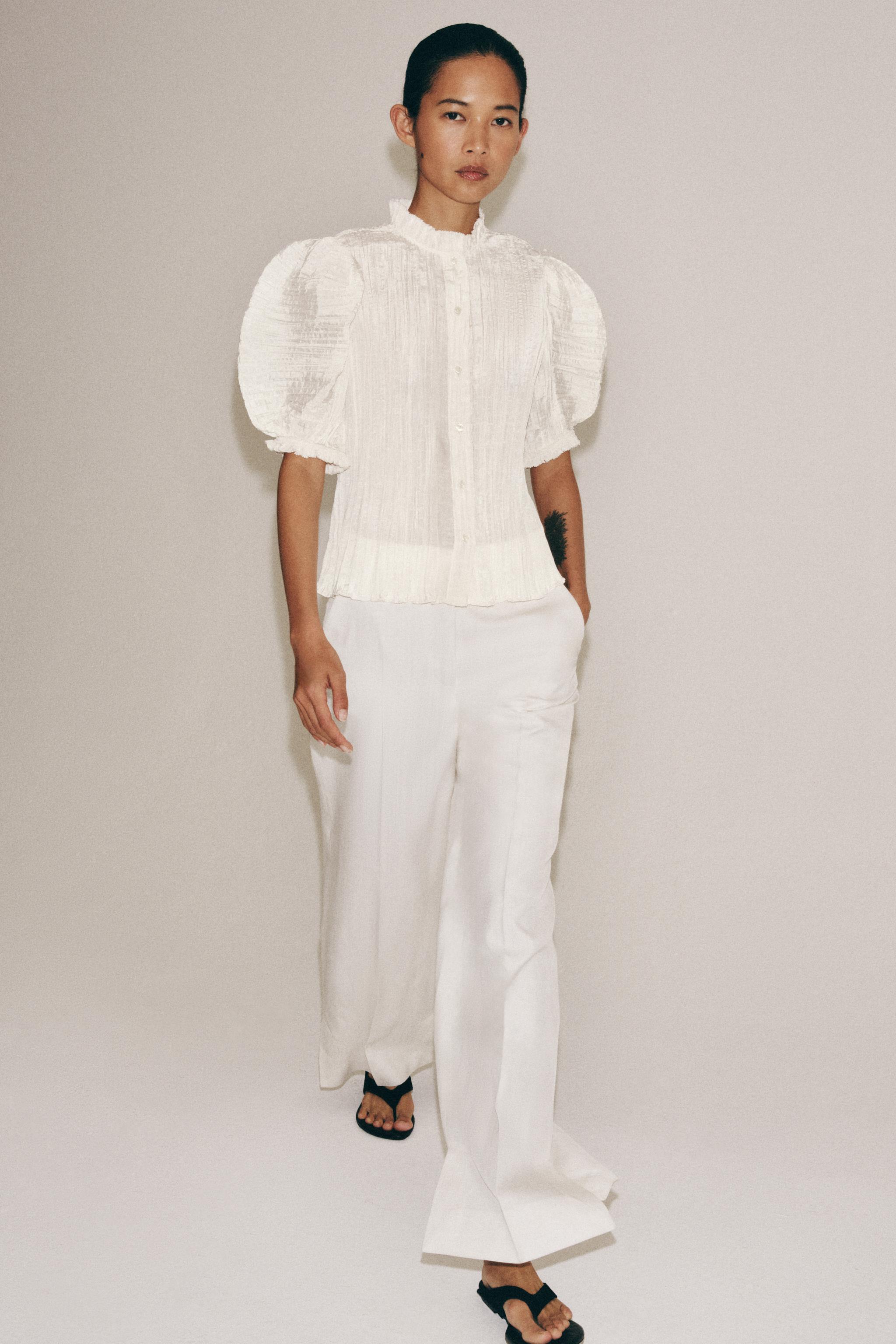 ZW COLLECTION PLEATED BLOUSE