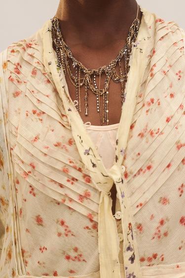 COLLANA CON STRASS LIMITED EDITION - Oro / Argento di Zara