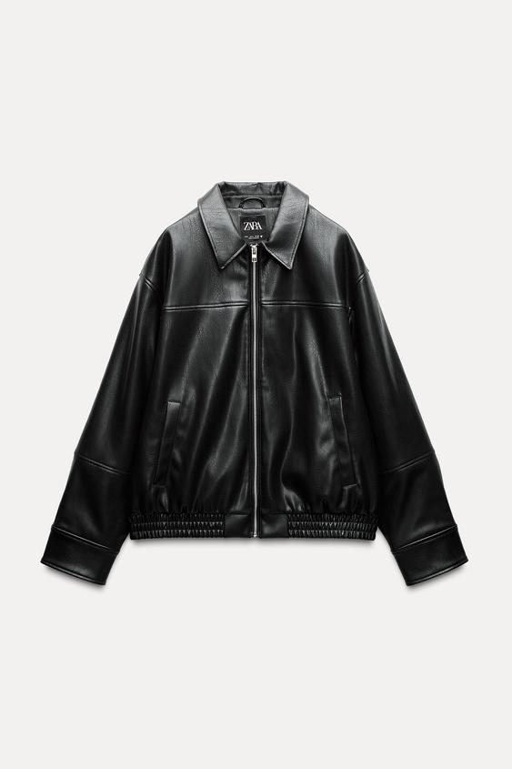 BUNDA BOMBER Z IMITACE KَE - ern od Zara - Obrzek 4