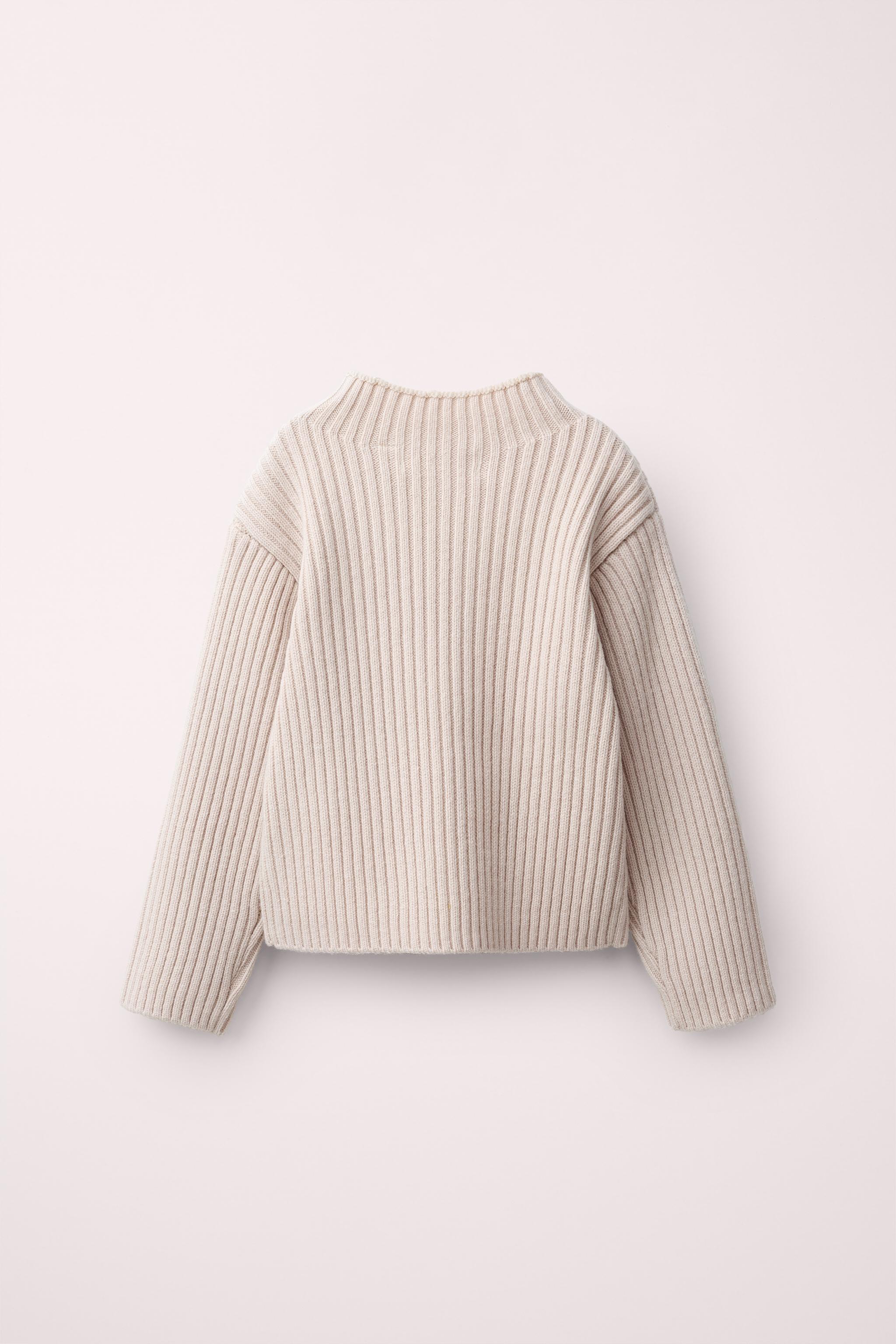 JERSEY PUNTO CANALÉ 100% LANA CREATED BY CARAMEL LONDON X ZARA