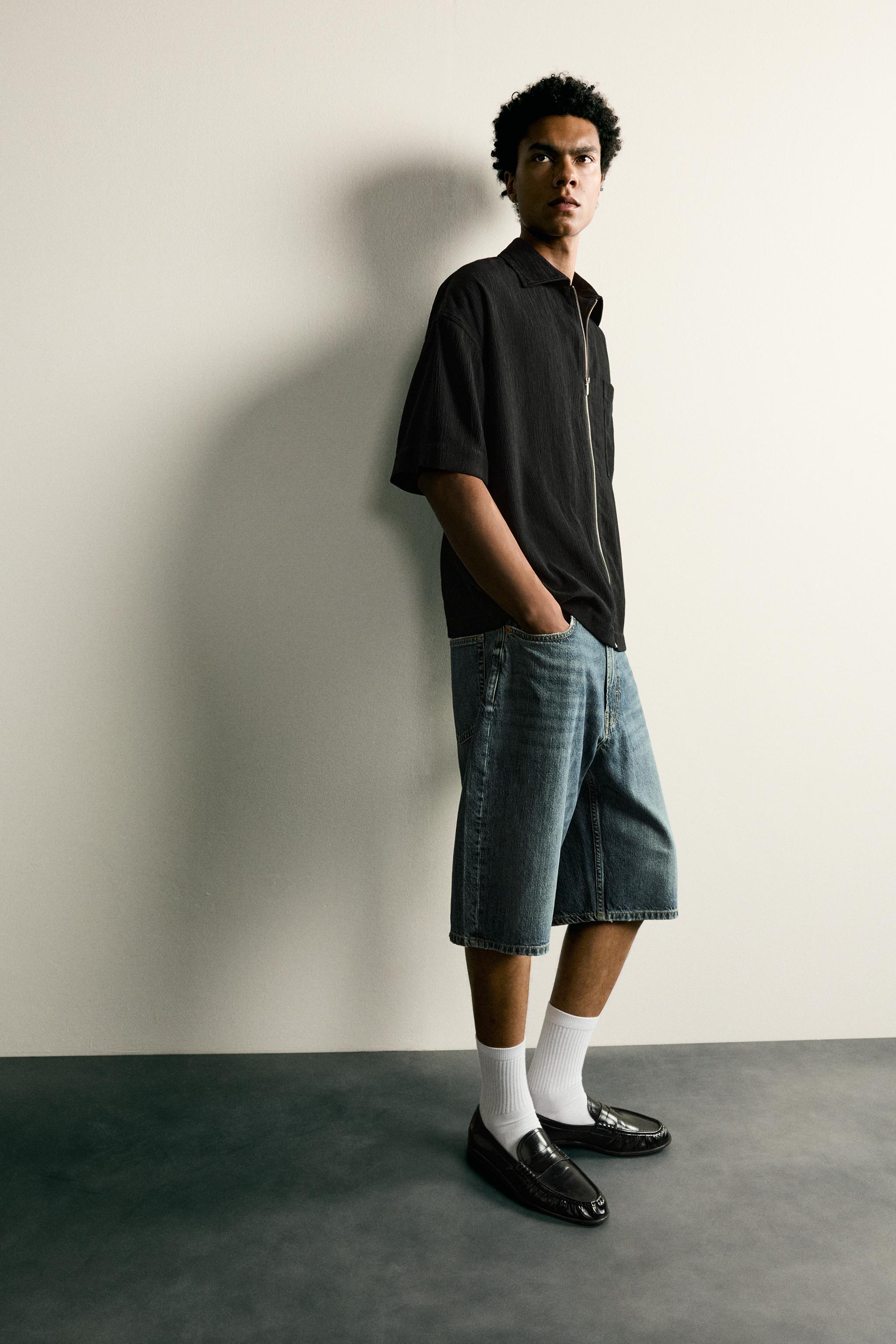 TEXTURED RELAXED FIT SHIRT