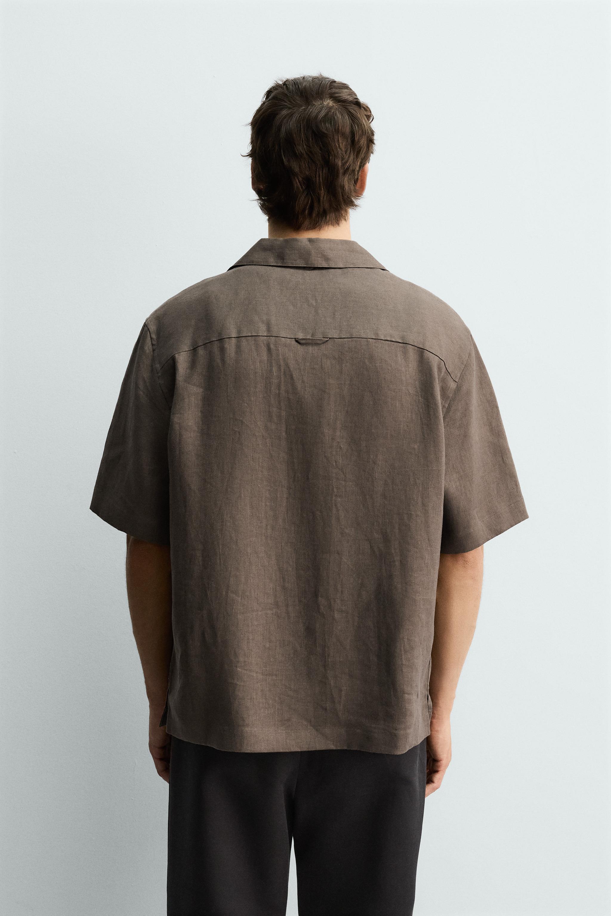 100% LINEN RELAXED FIT SHIRT