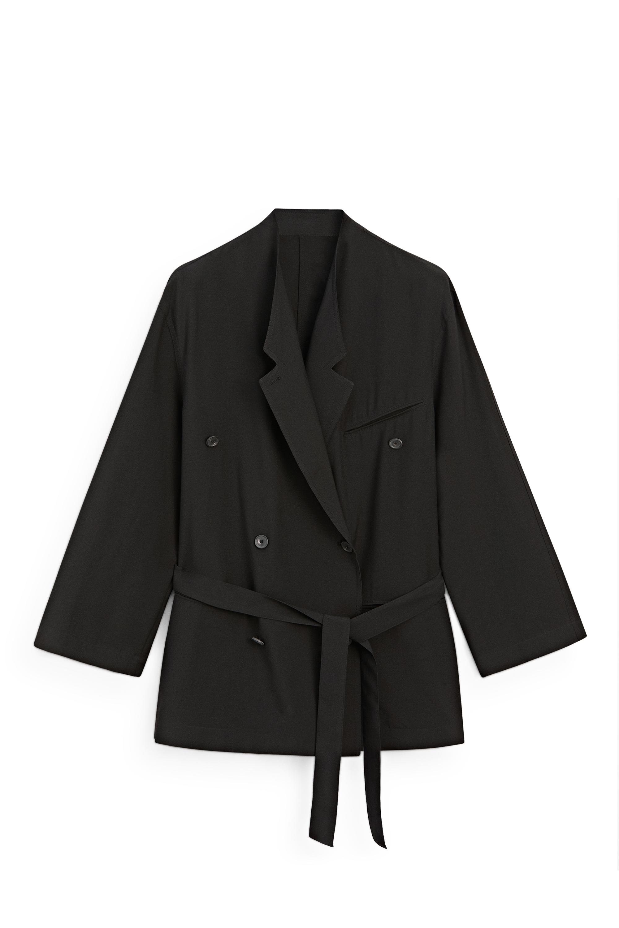 Flowing oversize blazer with belt detail - LIMITED EDITION