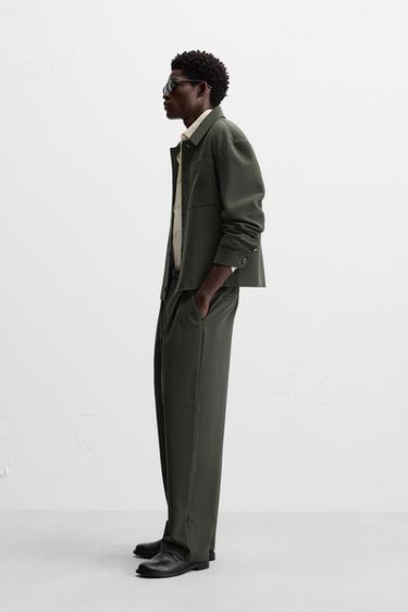 SURCHEMISE BOXY FIT - Vert de Zara - Image 4