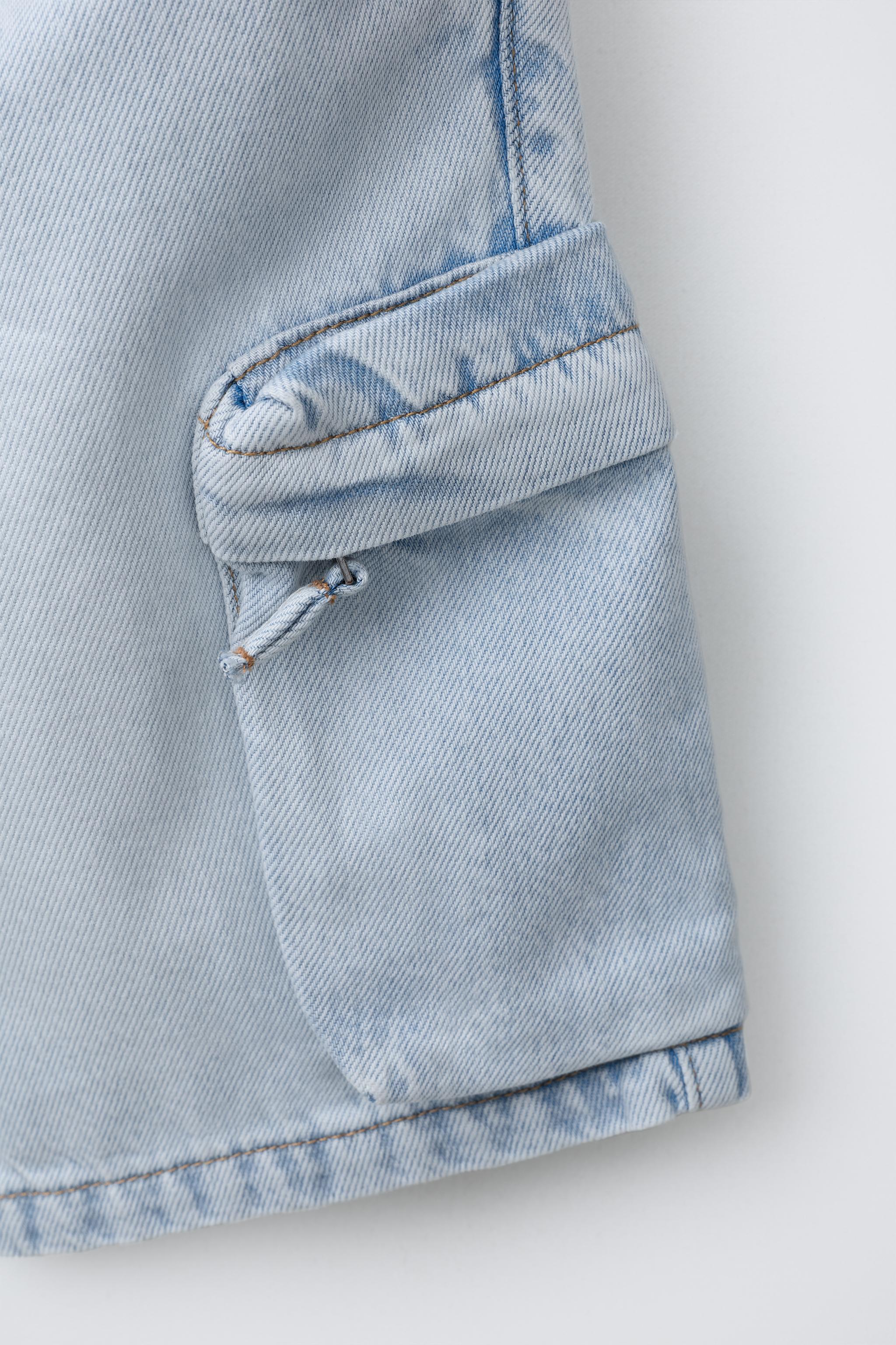 BERMUDA EN JEAN CARGO URBAIN