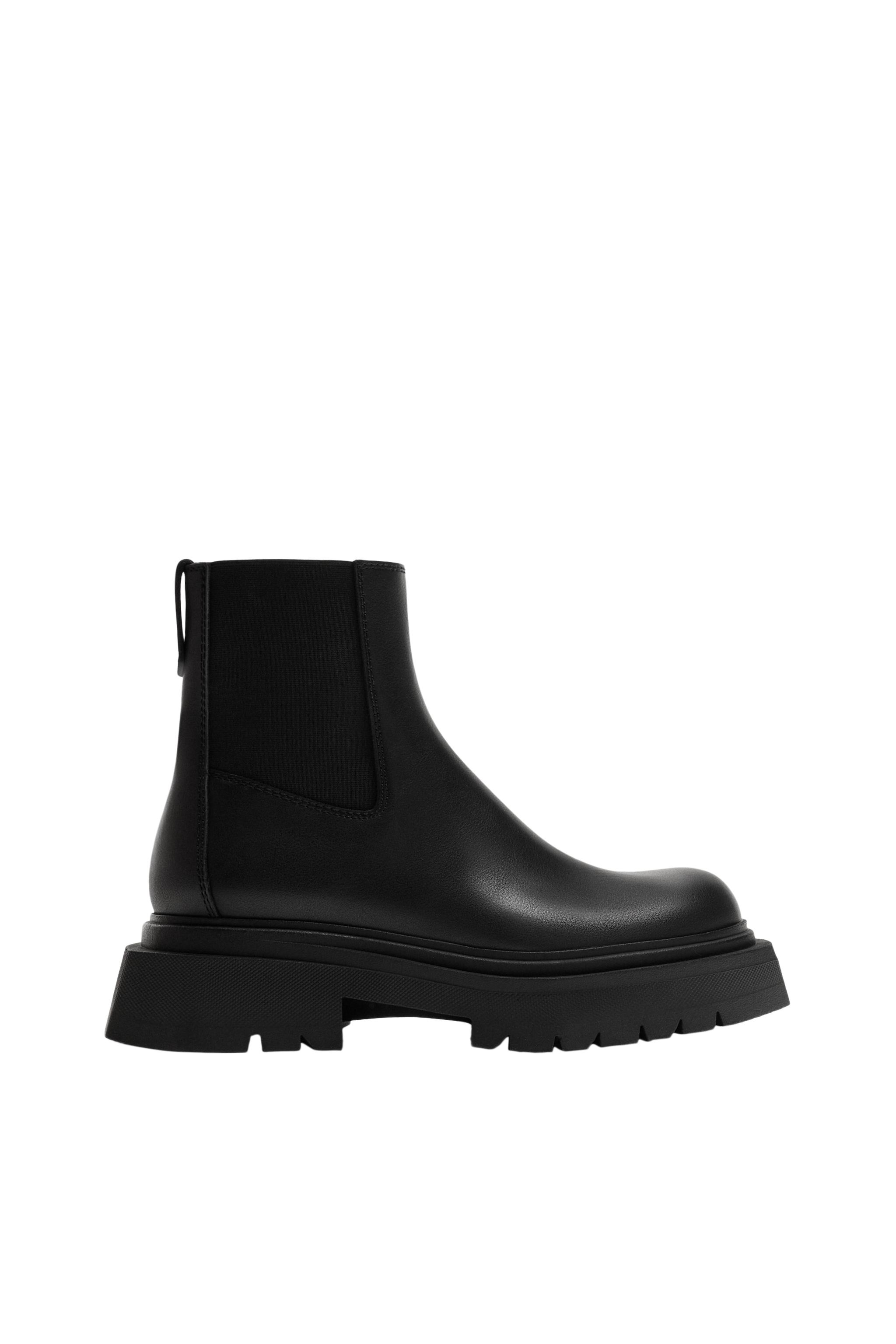 BOTA CHELSEA COM VOLUME - Preto | ZARA Brasil