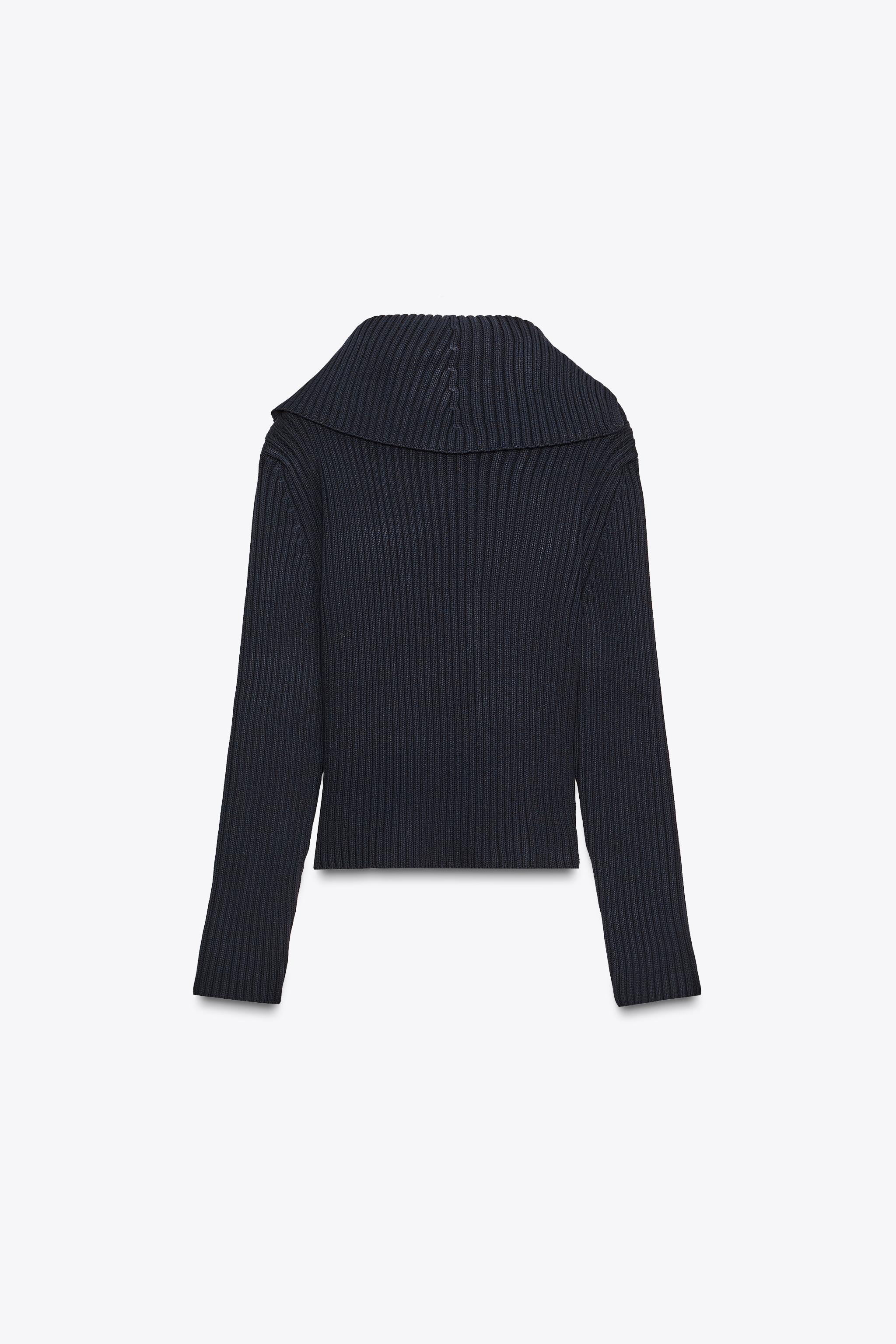 ZARA ORIGINS リブ編みジップカーディガン　OVY ZARA Originsの登場で、高価格帯ファストファッションが戦国時代