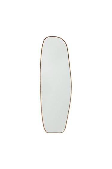 イレギュラー シェイプ 全身ミラーライトベージュZaraのイレギュラー シェイプ 全身ミラー - ライトベージュ 