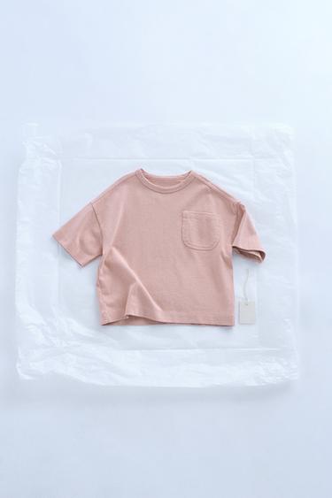 ZARA TIMELESS - CAMISETA RÚSTICA BOLSILLO - Rosa / Malva de Zara - Imagen 0