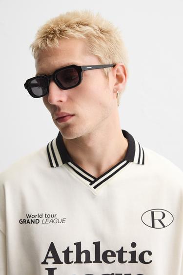 RETRO RUGBY TEXTURED POLO SHIRT - Oyster-white by Zara - Image 5