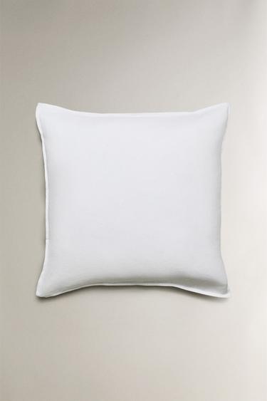 TAIE D’OREILLER LIN (235 G/M²) - Blanc de Zara - Image 1