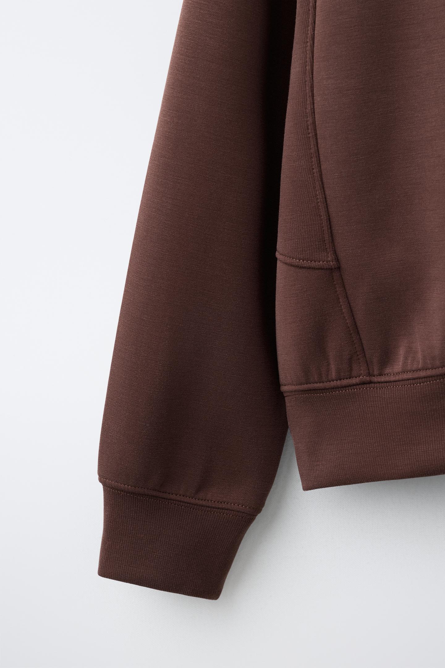 Детское худи Zara Sporty, цвет: Brandy — фото 5