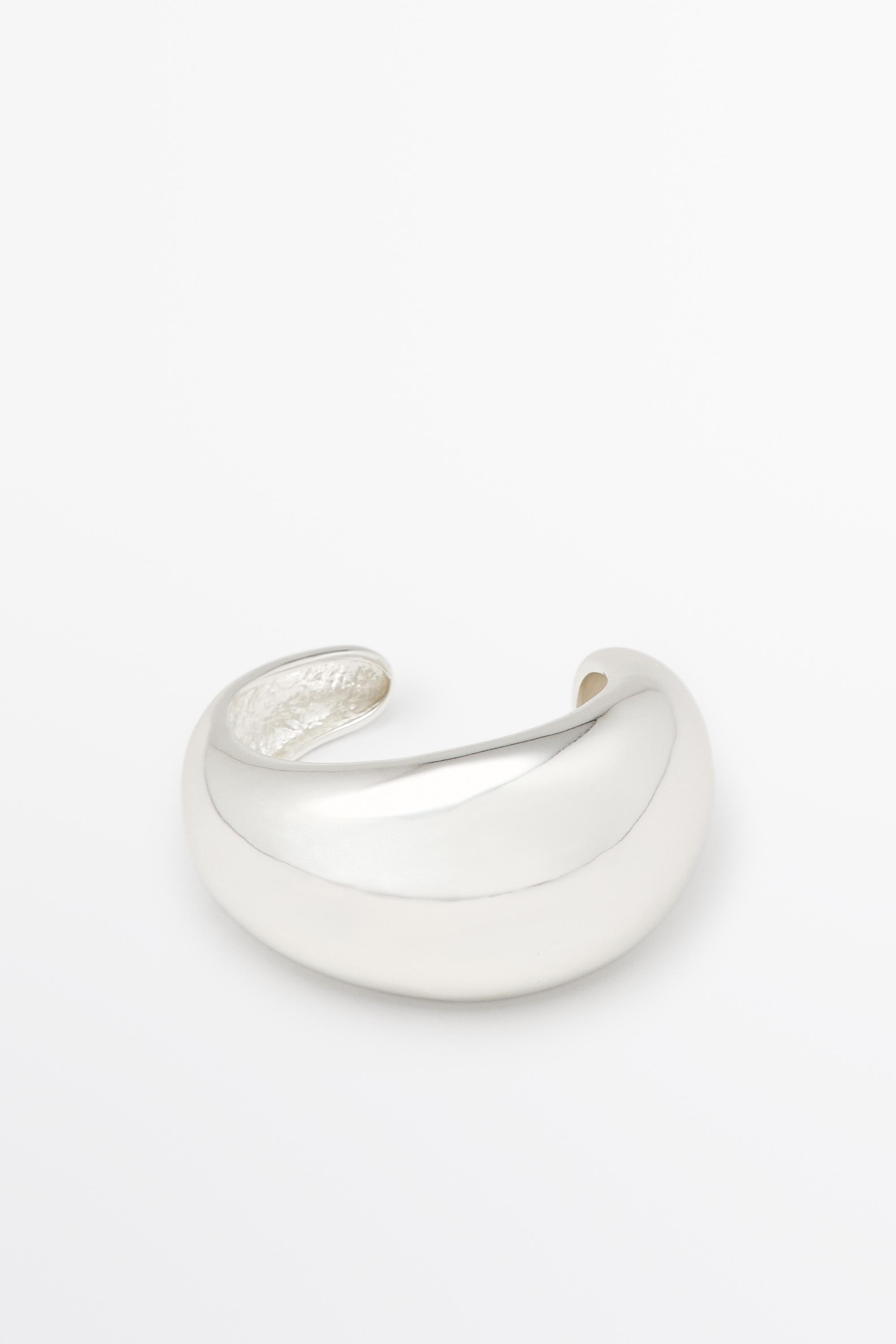 Rounded Volume Bracelet — Silver