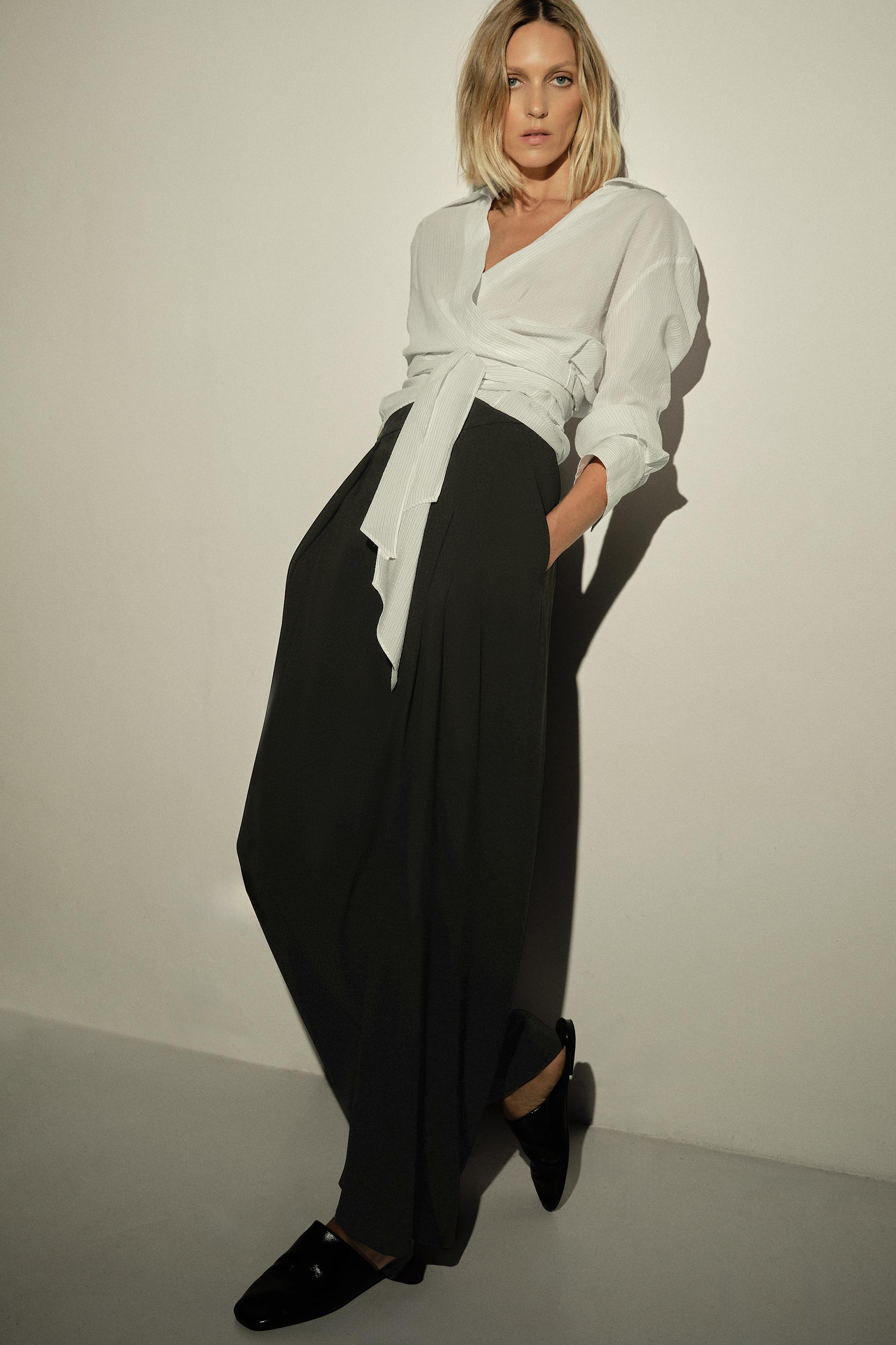 PANTALON À PLIS ZW COLLECTION