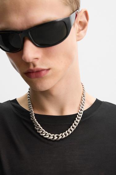 CHAIN WITH METAL LINKS - LIMITED EDITION - Silver by Zara - Image 2