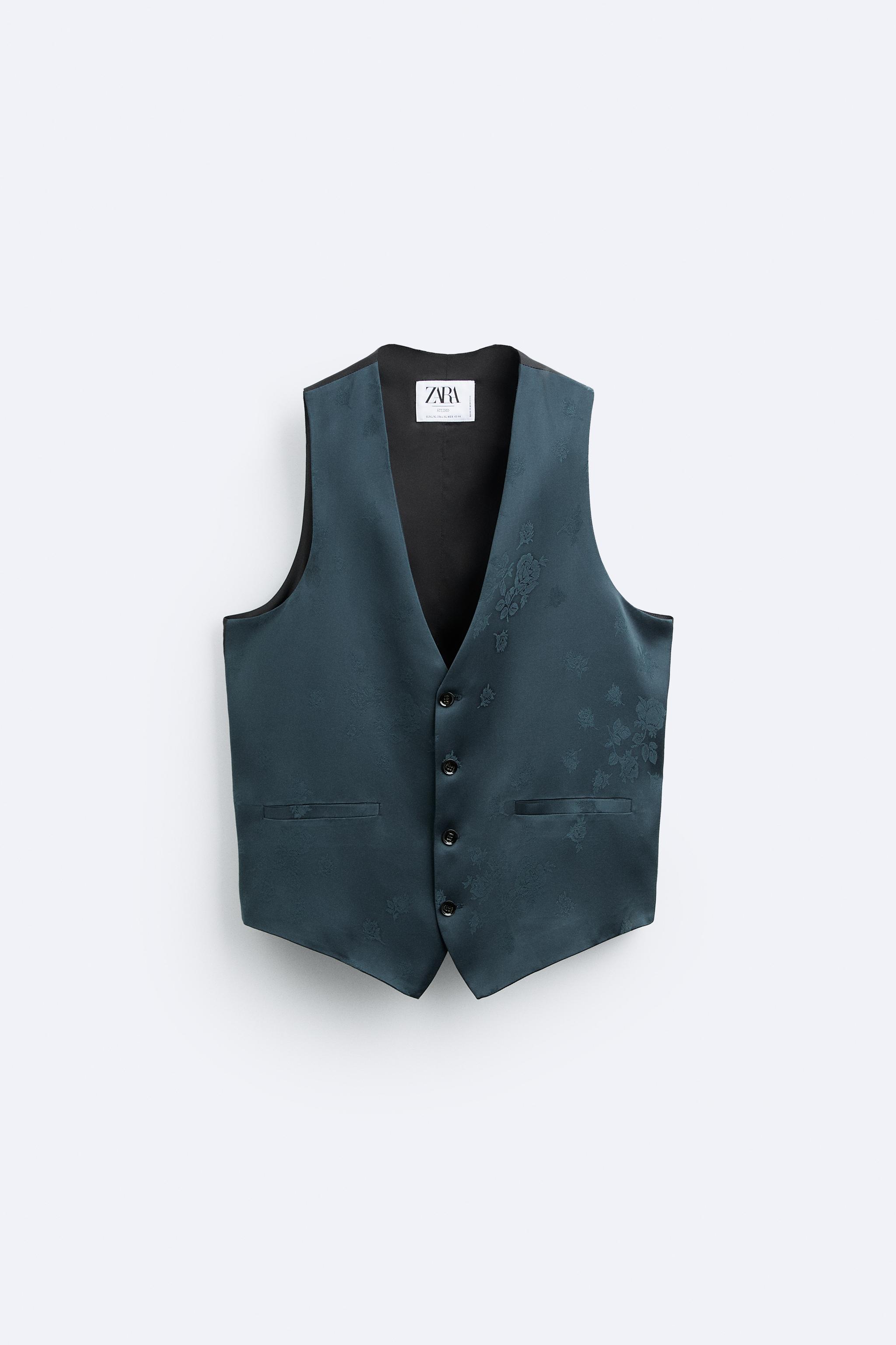 JACQUARD VEST LIMITED EDITION - Dark green