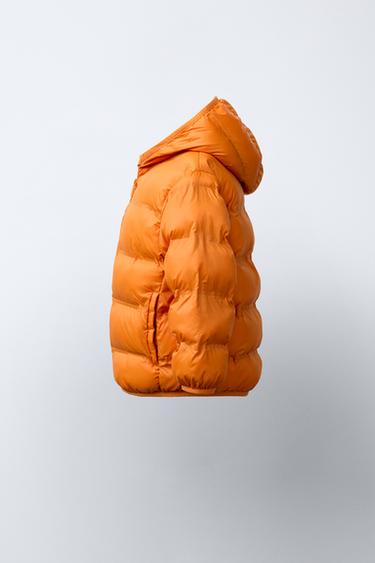 DOUDOUNE ULTRALÉGÈRE À CAPUCHE - Orange foncé de Zara - Image 2