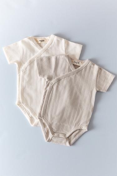 PACK OF CHILDREN’S BODYSUITS - Grey by Zara - Image 5