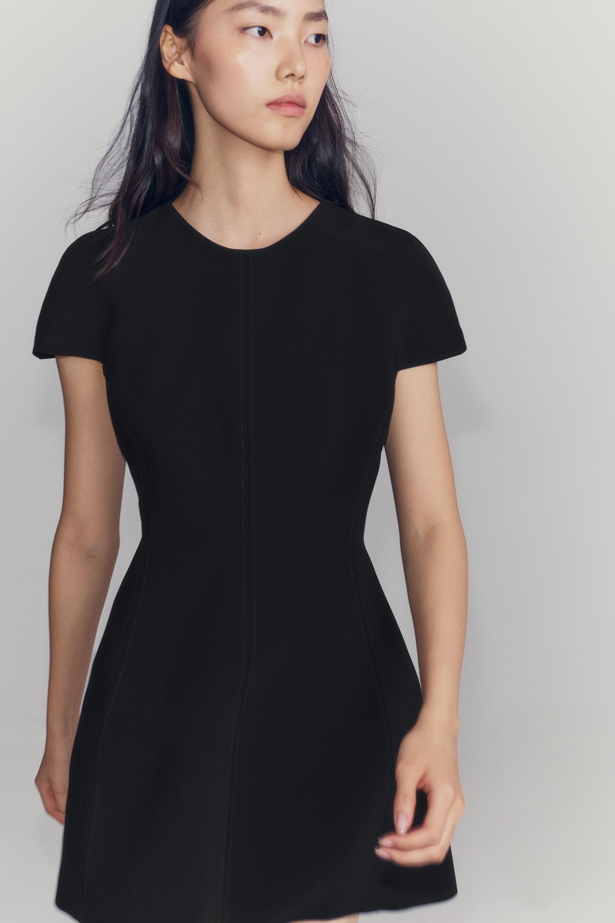 Zara ZW COLLECTION MİNİ ELBİSE görsel 3