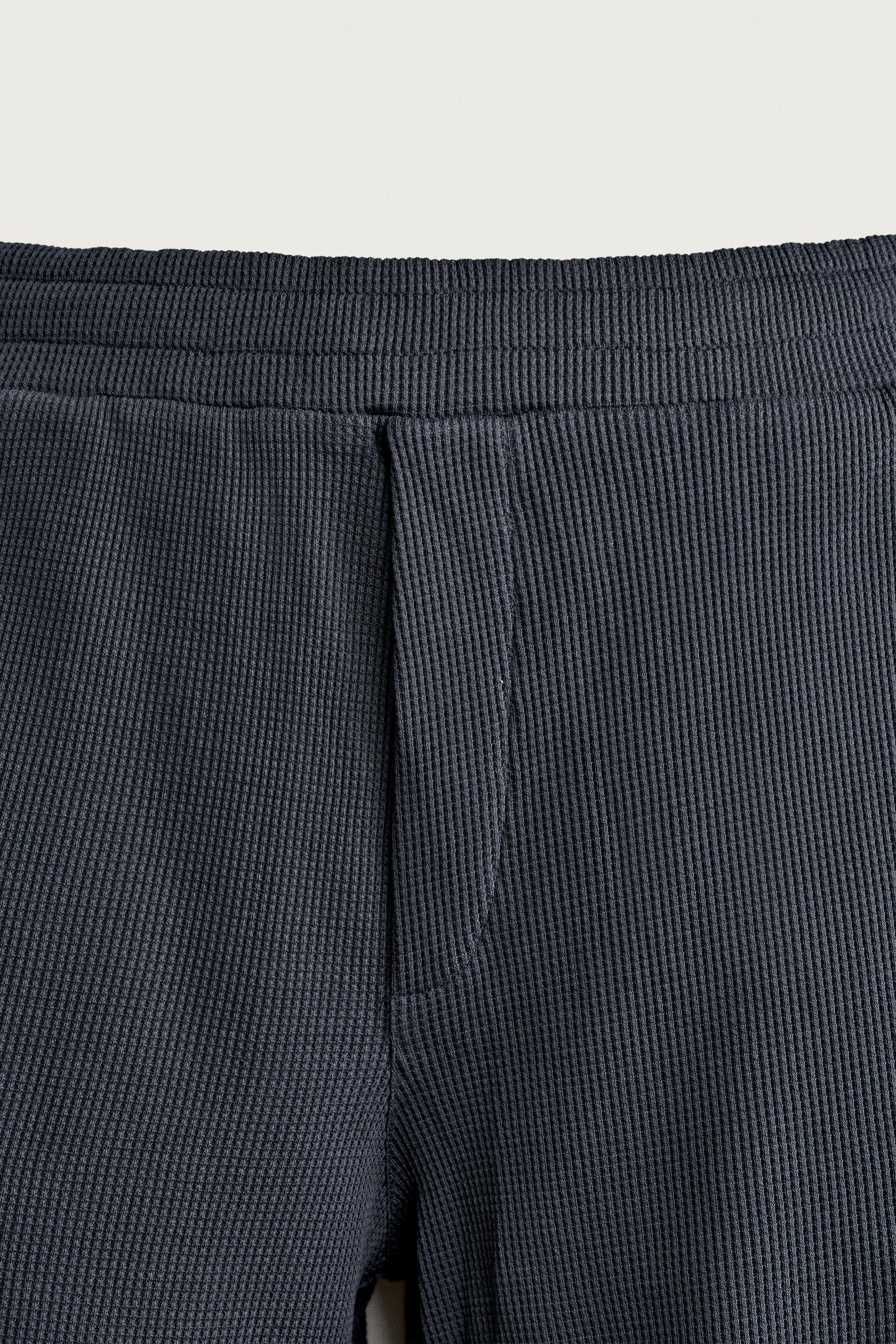 WAFFLE TEXTURE JOGGER SHORTS