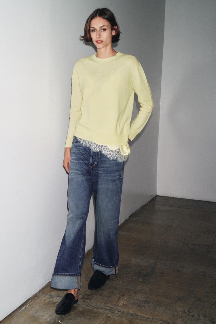 Long Sleeve Zara Ladies Tops And Jumpers Ladies Jumpers At Zara Store