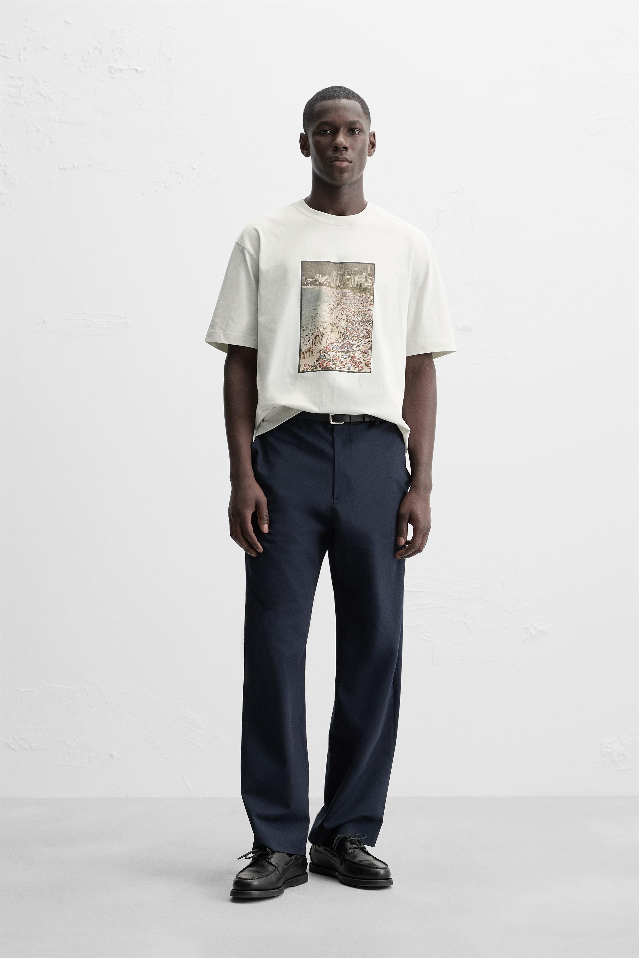 スペイン発送 ZARA フォトグラフィーTシャツ ラファエル・モウラ スペイン発送 ZARA フォトグラフィーTシャツ ラファエル・モウラ