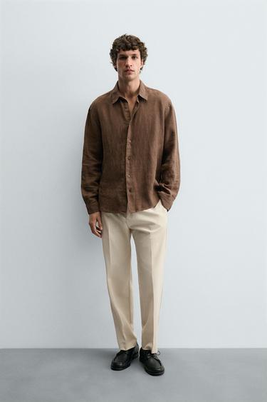 COMFORT JOGGER WAIST TROUSERS - Mid-ecru by Zara