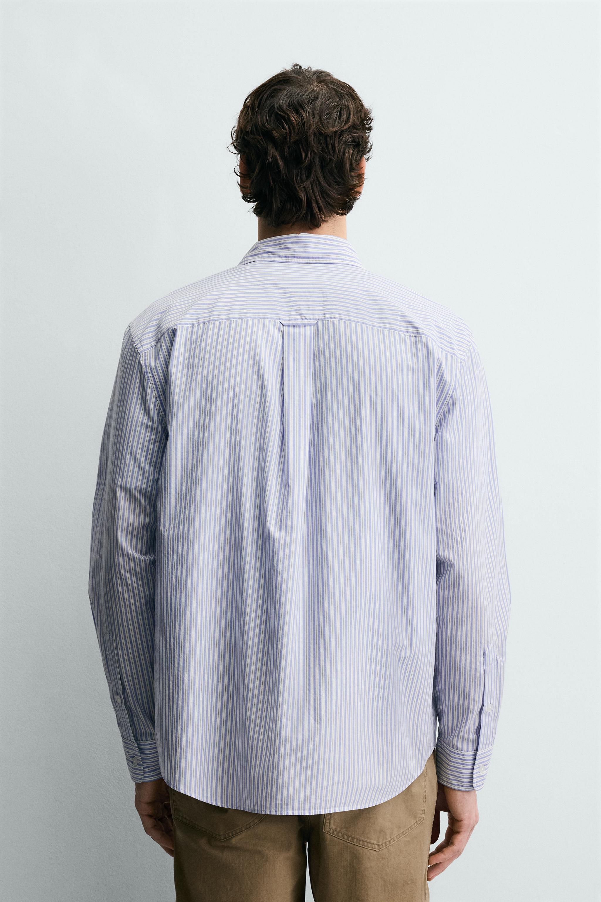 CHEMISE À RAYURES ET POCHE