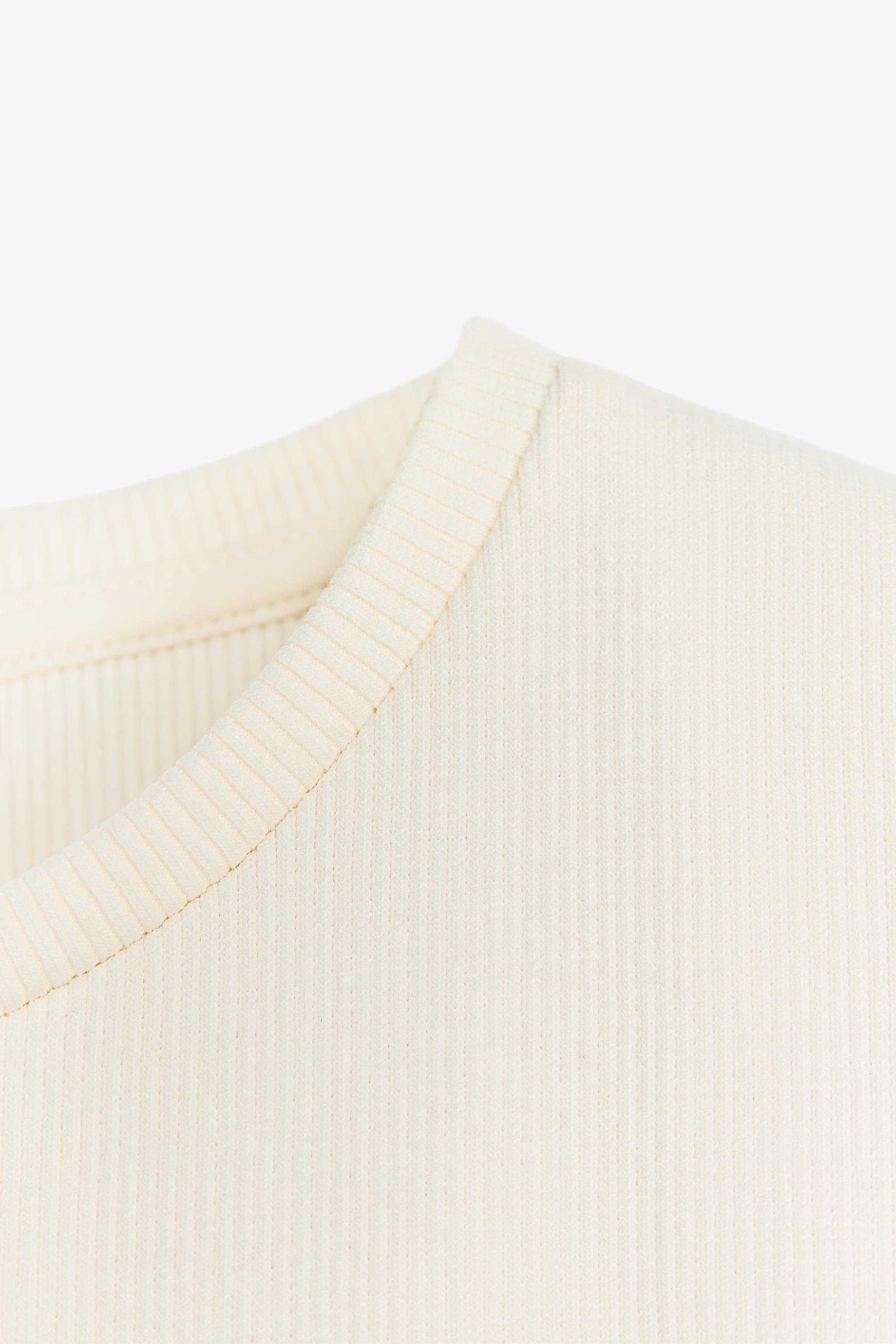 BALLOON COMBINATION DRESS - Ecru | ZARA United States