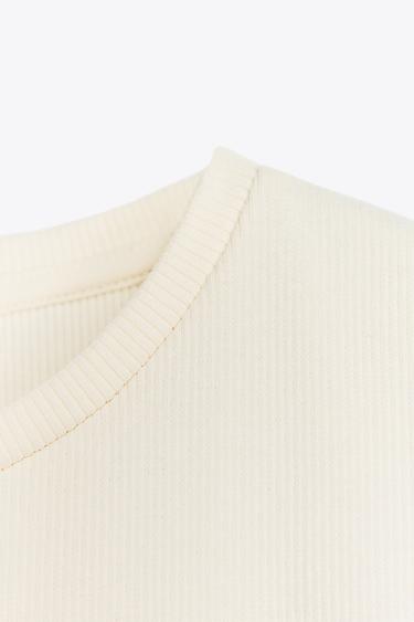 BALLOON COMBINATION DRESS - Ecru by Zara - Image 6