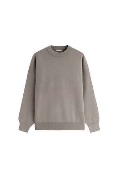 KNIT SWEATSHIRT